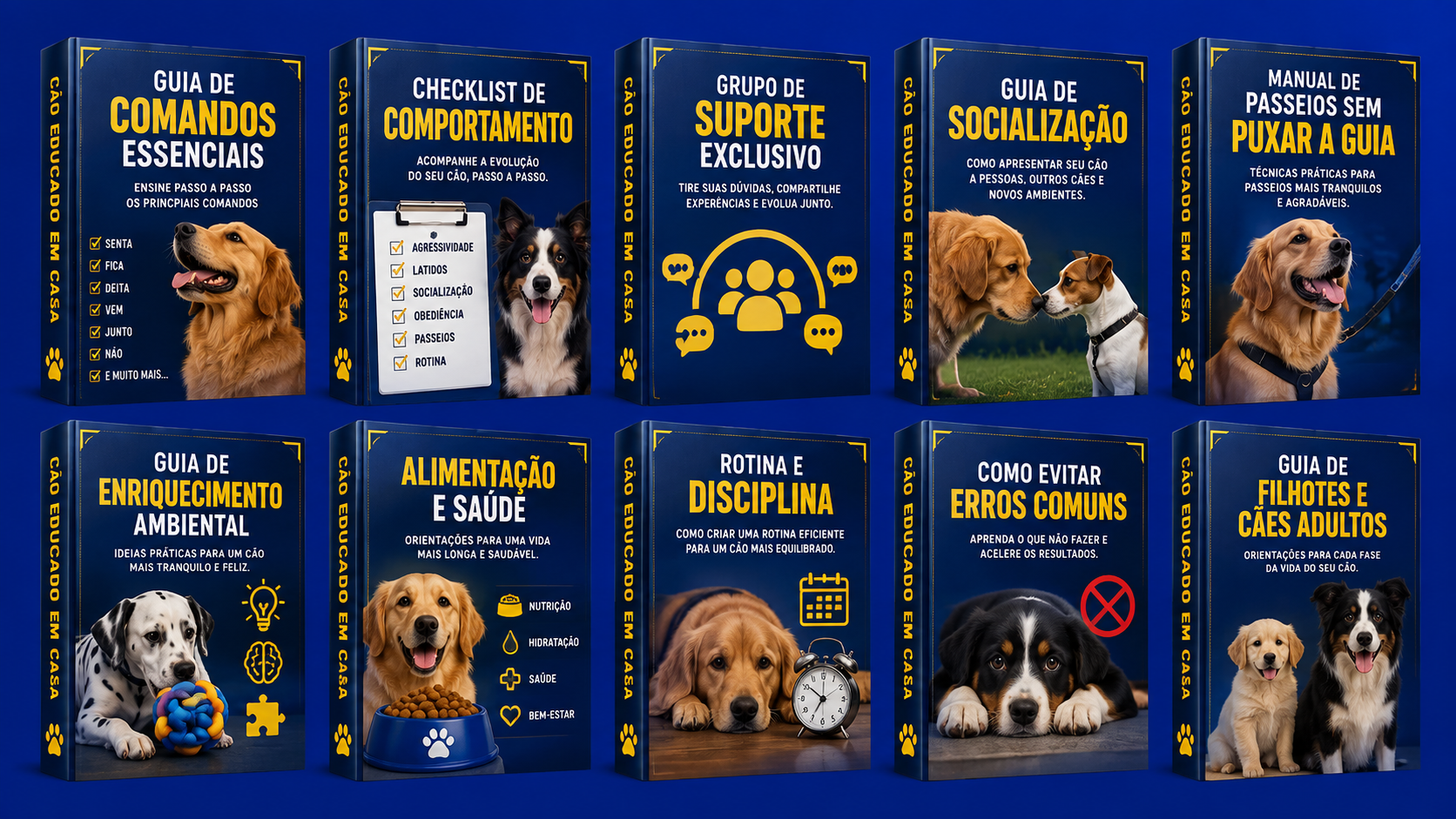 Bônus exclusivos do curso Cão Educado em Casa